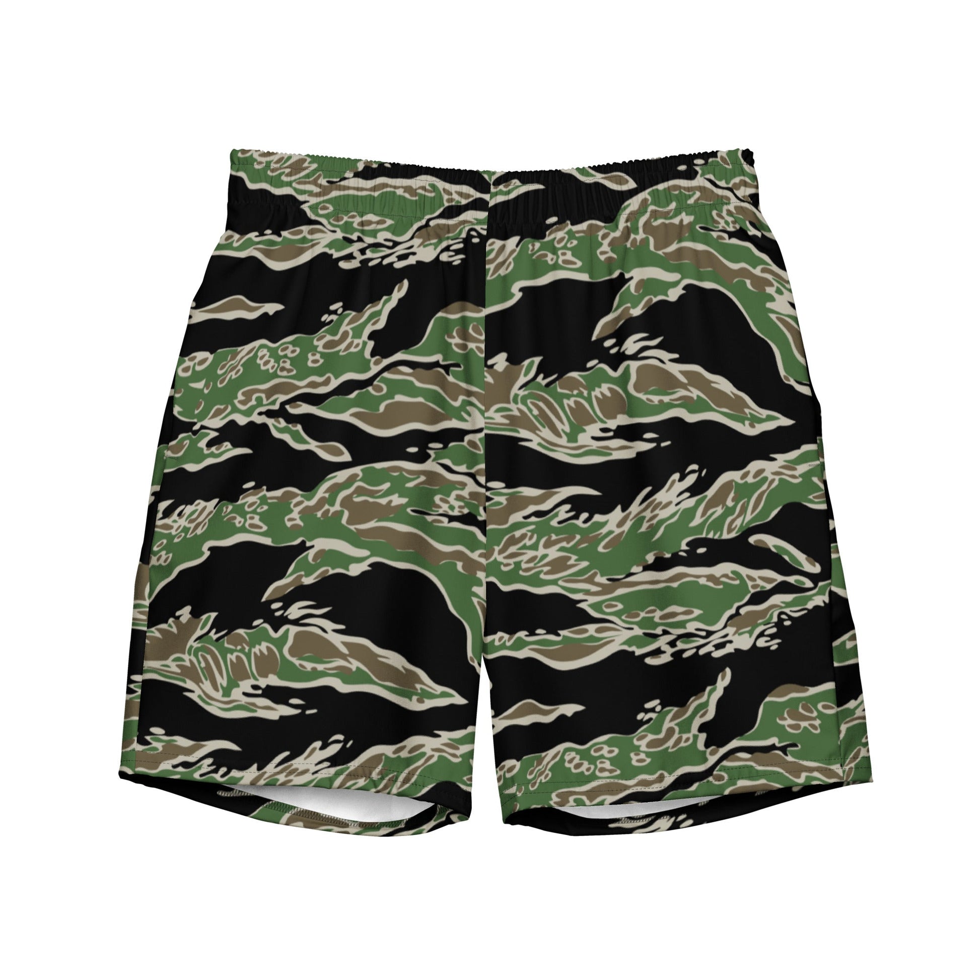 Tiger Stripe LLS Camo Swim Trunks _ Concealing Coloration