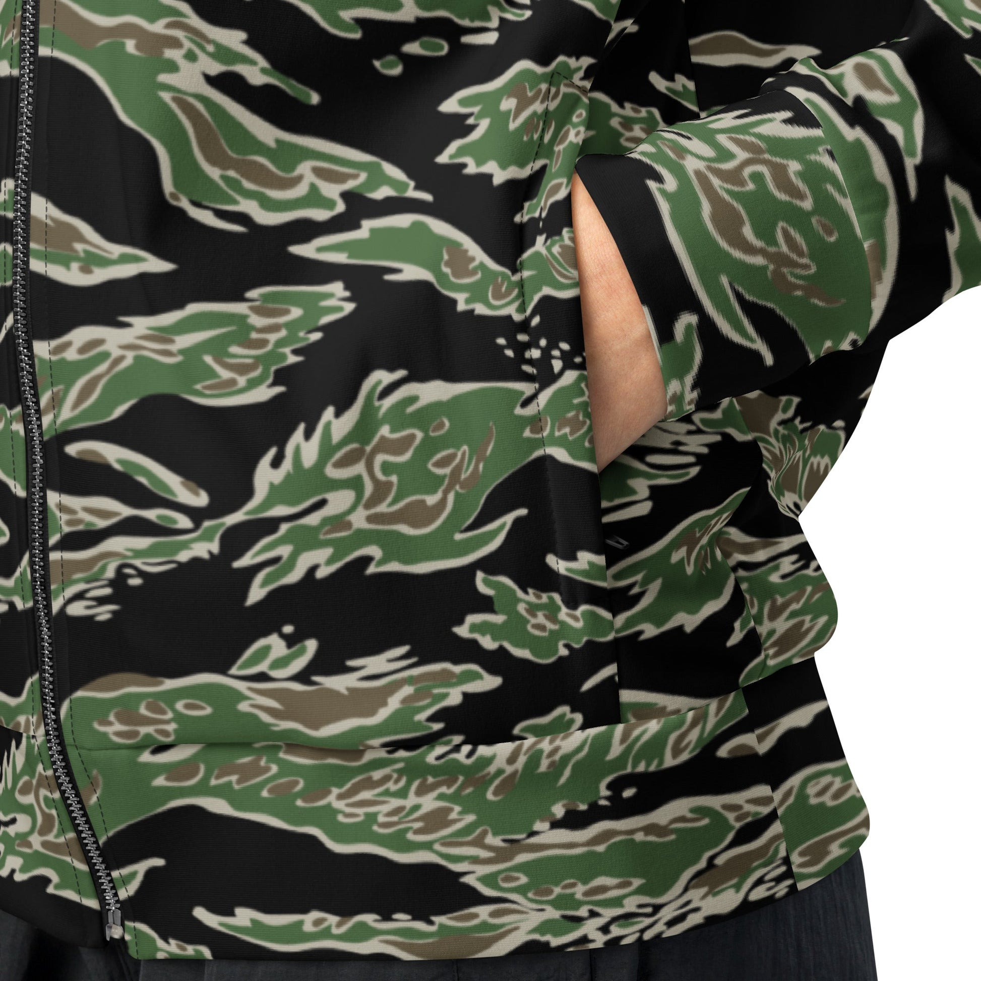 Tiger Stripe LLS Camo Track Jacket _ Concealing Coloration
