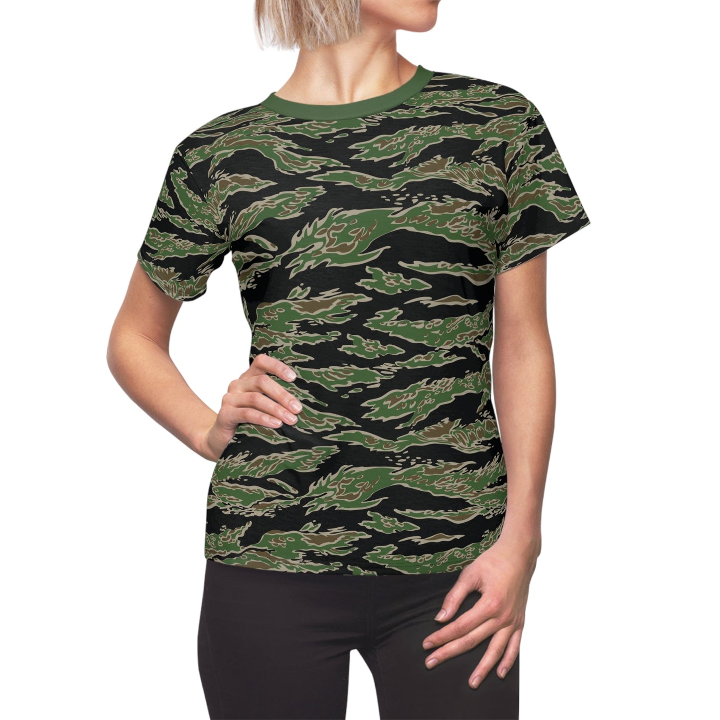 Tiger Stripe LLS Camo Women’s T-Shirt - Concealing Coloration