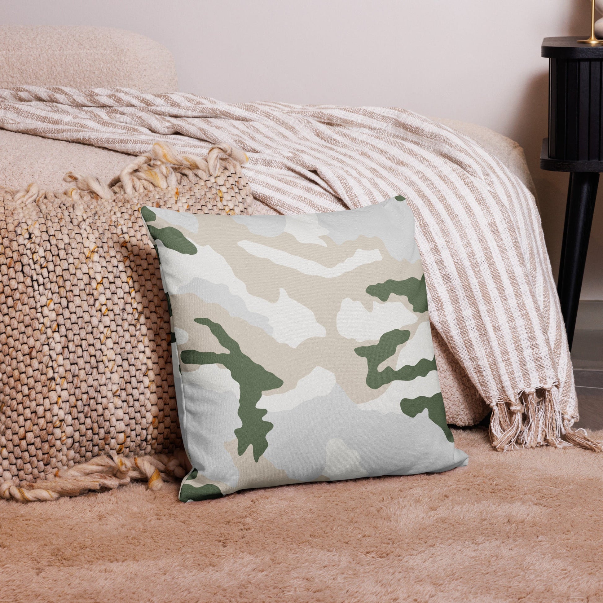 Tundra Alpine Camo 18" Throw Pillow