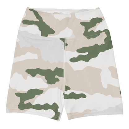 Tundra Alpine Camo Mid-Thigh Bike Shorts