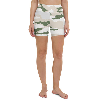 Tundra Alpine Camo Mid-Thigh Bike Shorts