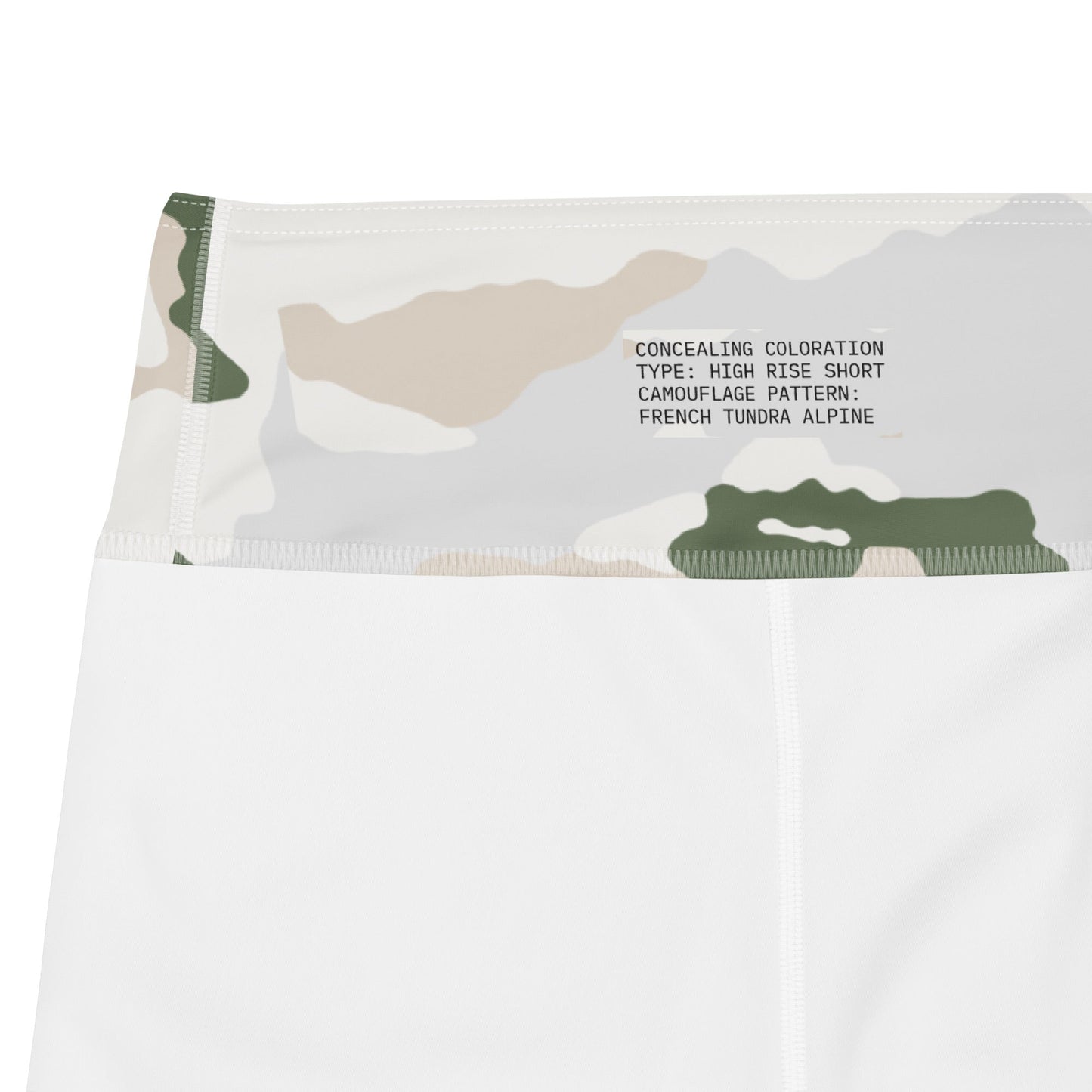 Tundra Alpine Camo Mid-Thigh Bike Shorts