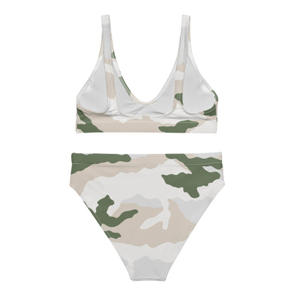 Tundra Alpine Camo High-Waisted Bikini Set