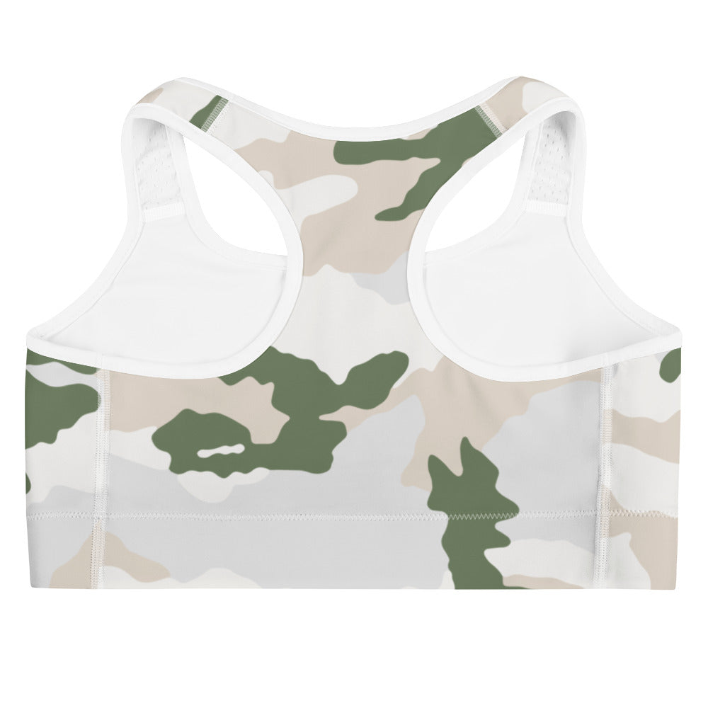 Tundra Alpine Camo Racerback Sports Bra