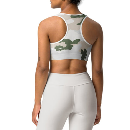 Tundra Alpine Camo Racerback Sports Bra