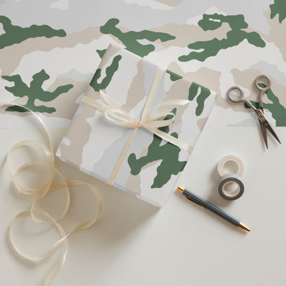 Tundra Alpine Camo Wrapping Paper _ Concealing Coloration