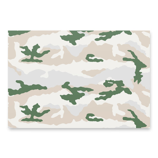 Tundra Alpine Camo Wrapping Paper _ Concealing Coloration