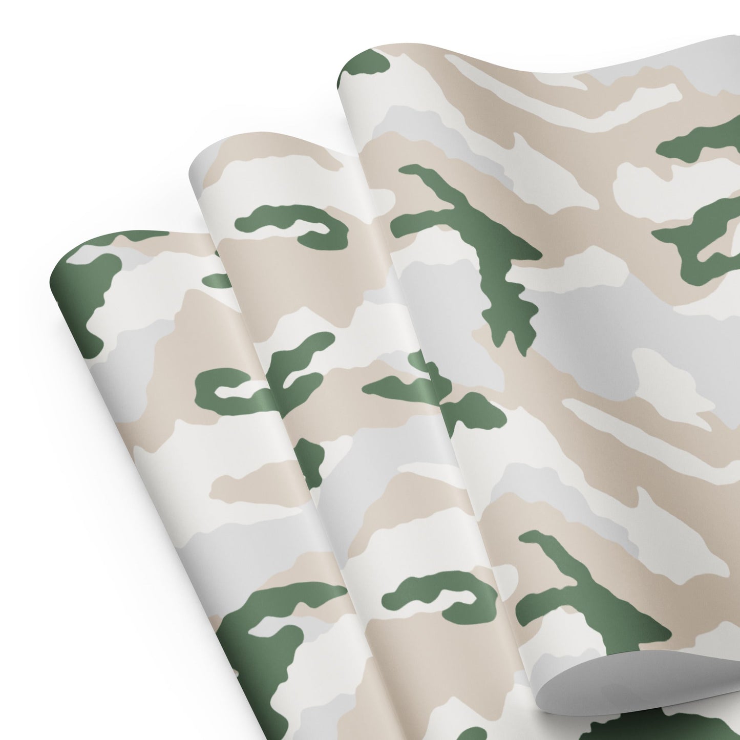 Tundra Alpine Camo Wrapping Paper _ Concealing Coloration