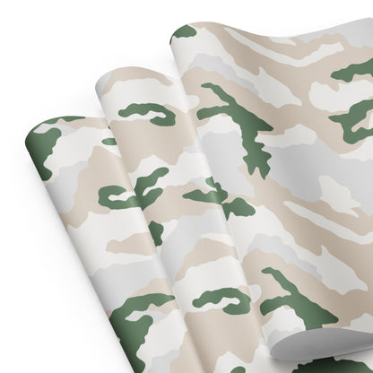 Tundra Alpine Camo Wrapping Paper _ Concealing Coloration