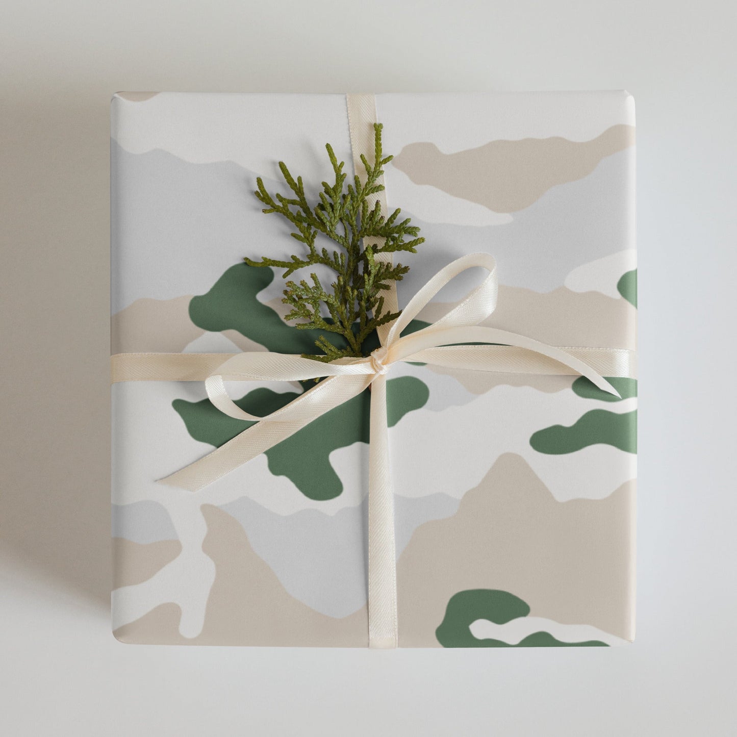 Tundra Alpine Camo Wrapping Paper _ Concealing Coloration