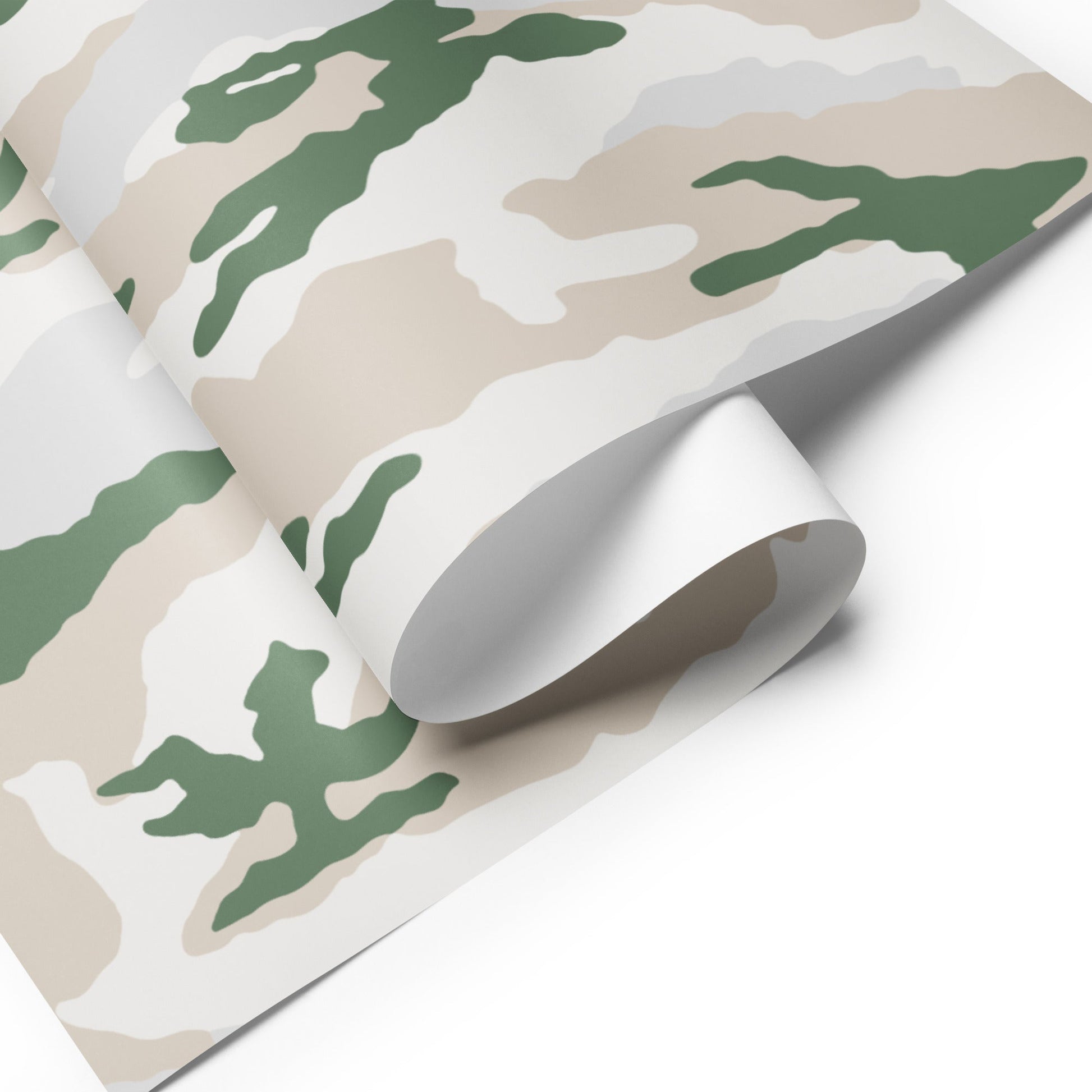 Tundra Alpine Camo Wrapping Paper _ Concealing Coloration