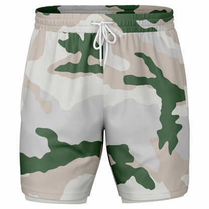 Tundra Alpine Camo Lined Shorts 7"