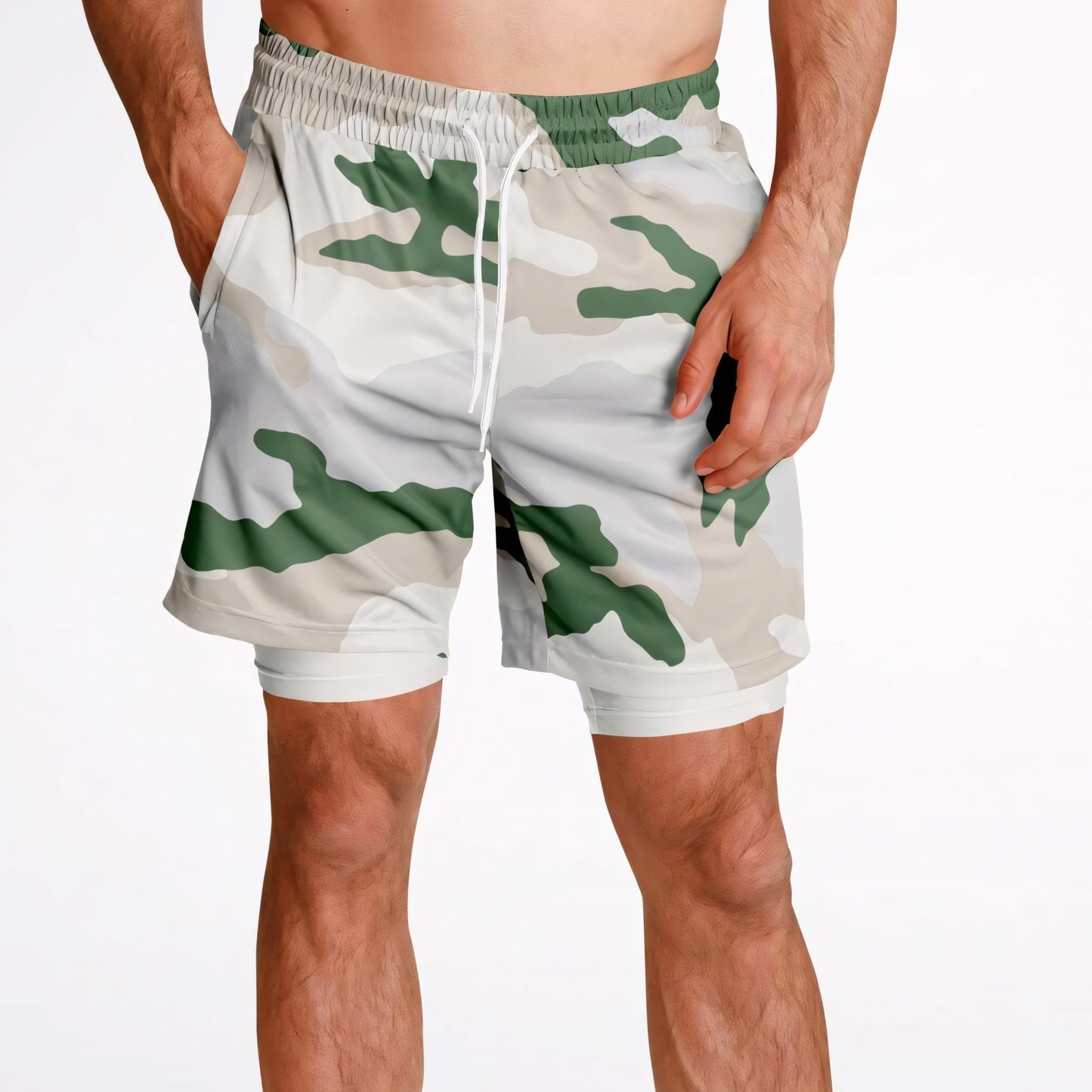 Tundra Alpine Camo Lined Shorts 7"