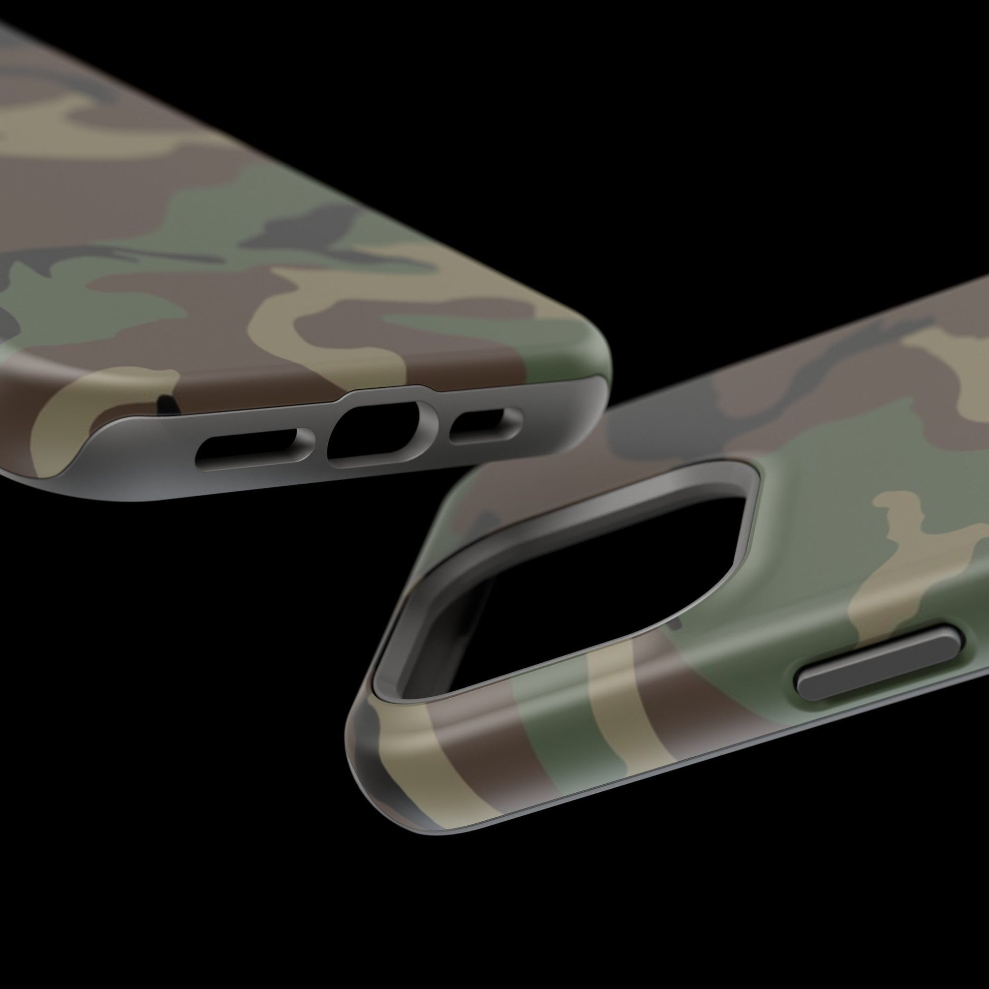 U.S. M81 Woodland Camo Magsafe iPhone 15 Pro Max Field Case _ Concealing Coloration