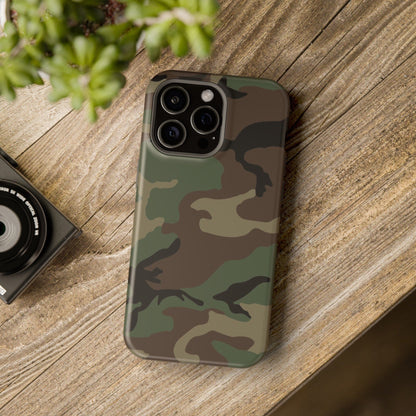 U.S. M81 Woodland Camo Magsafe iPhone 15 Pro Max Field Case _ Concealing Coloration
