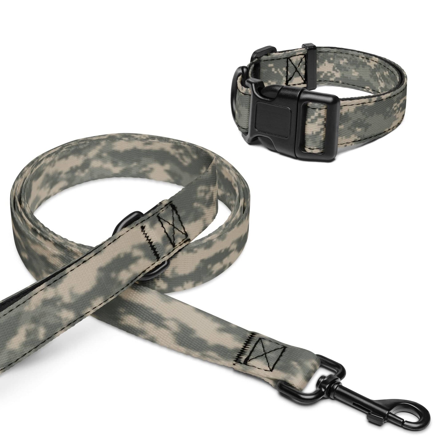 Universal Camouflage Pattern (UCP) Dog Collar & Leash Set - Concealing Coloration