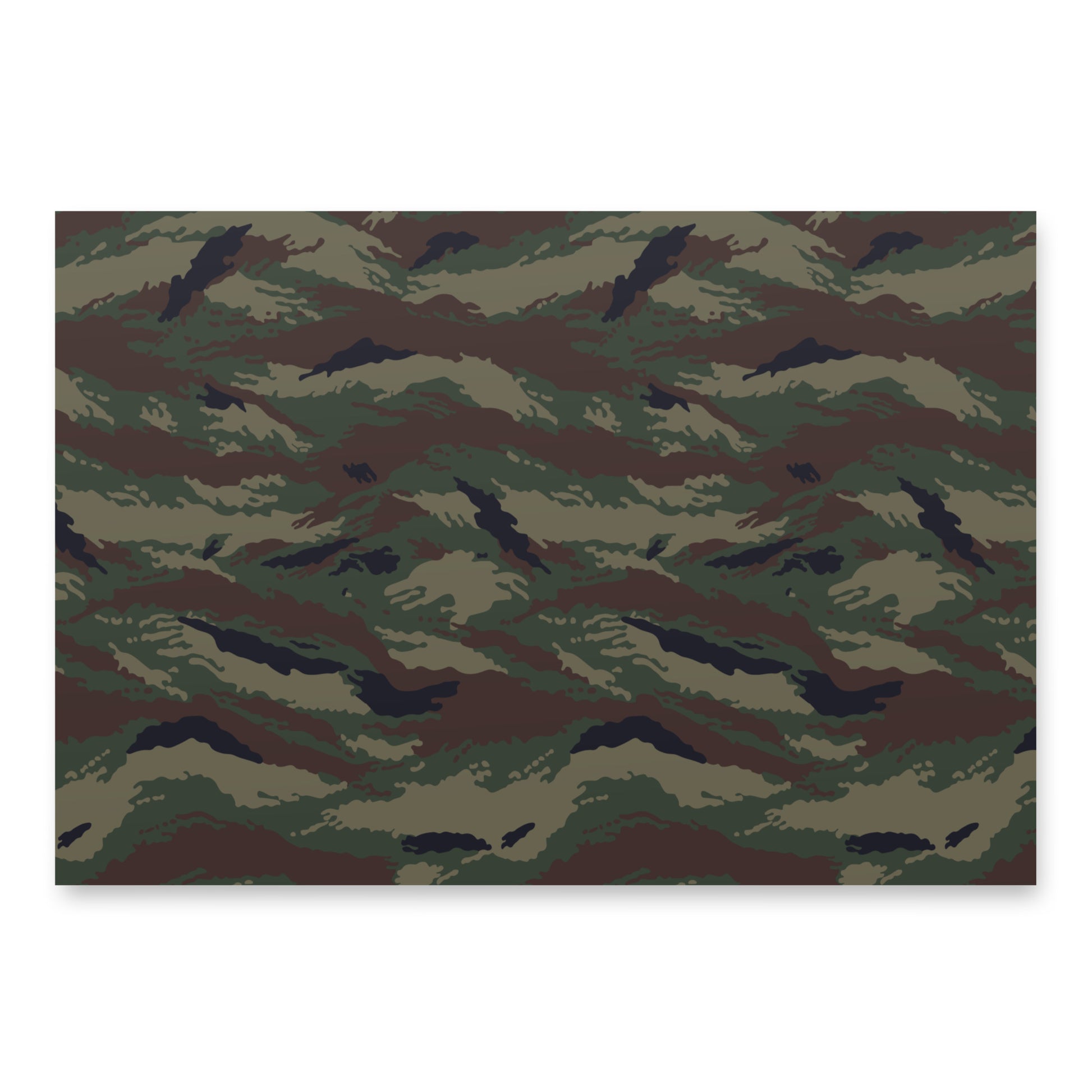 Kamysh Woodland Camo Wrapping Paper Sheets