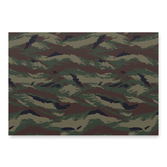 Kamysh Woodland Camo Wrapping Paper Sheets