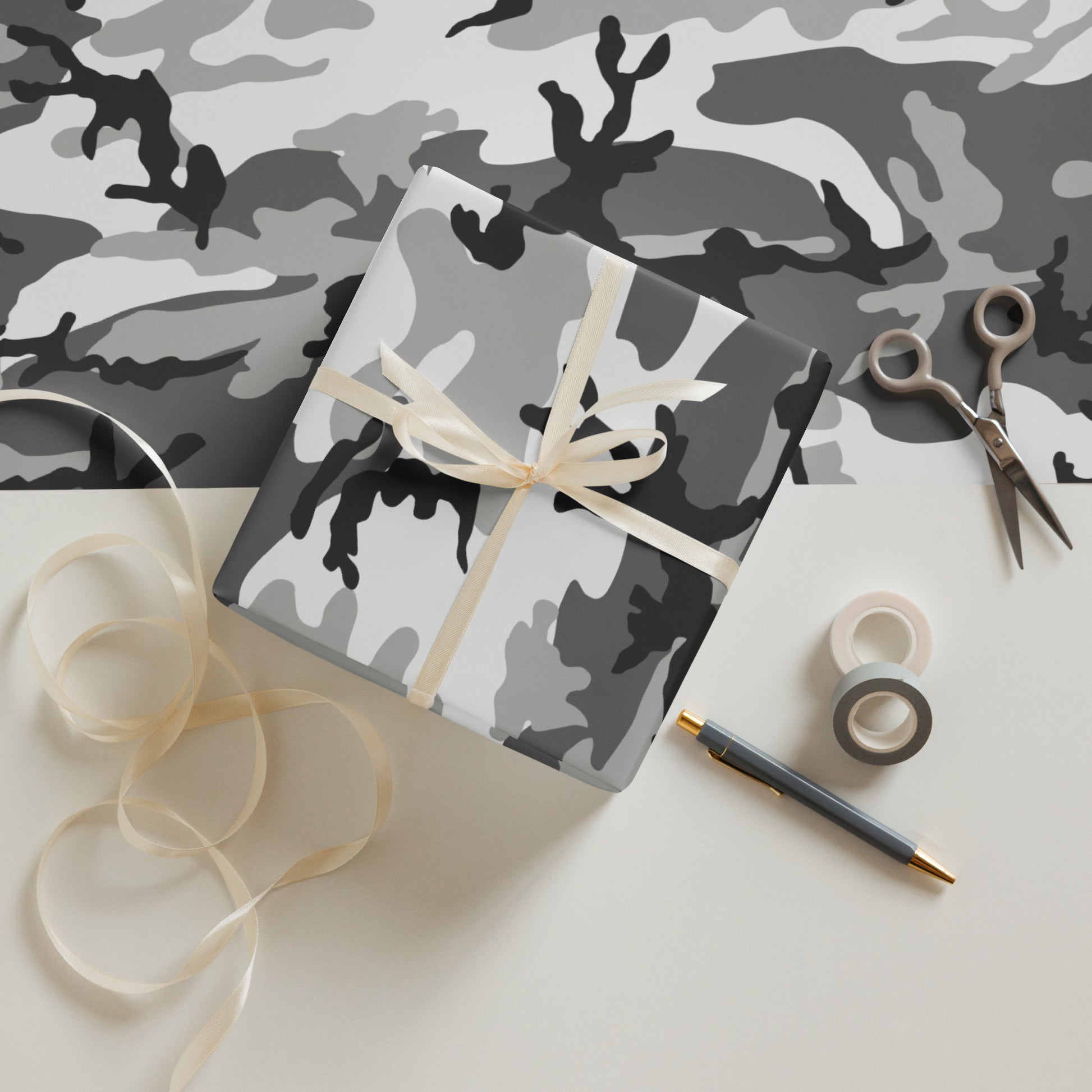 M81 Urban Camo Wrapping Paper