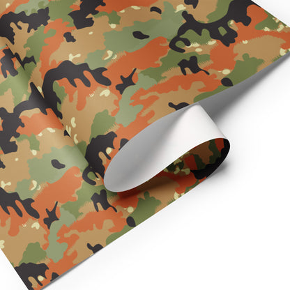 Leibermuster Camo Wrapping Paper Sheets