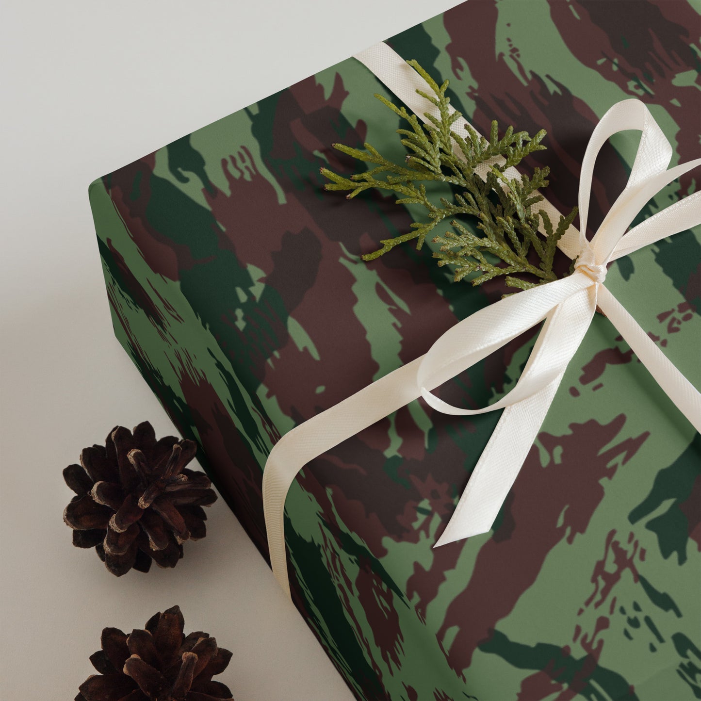 Portuguese Lizard Camo Wrapping Paper Sheets