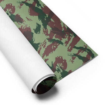 Portuguese Lizard Camo Wrapping Paper Sheets